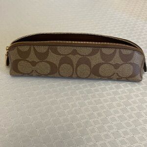 Coach pencil case
